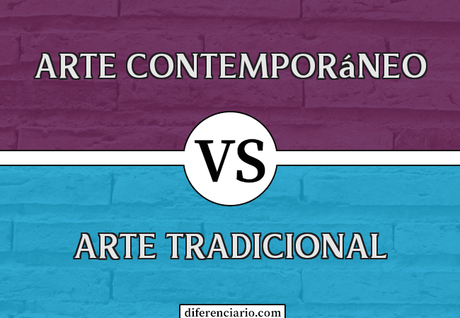 Diferencia entre arte contemporáneo y arte tradicional