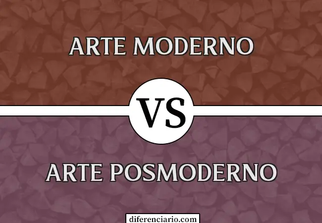 Diferencia entre Arte Moderno y Arte Postmoderno