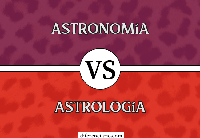 Diferencia entre Astronomía y Astrología