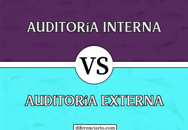 Diferencia entre auditoría interna y auditoría externa