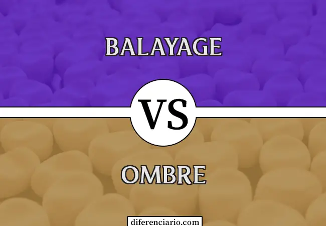 Diferencia entre Balayage y Ombre