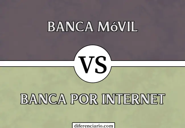 Diferencia entre Banca Móvil y Banca por Internet