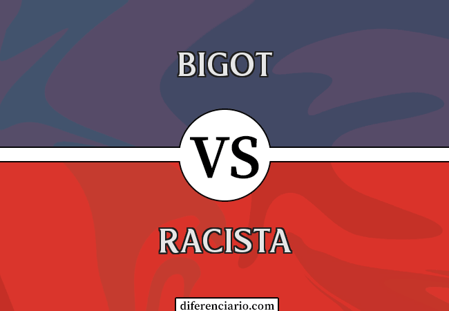 Diferencia entre Bigot y Racista