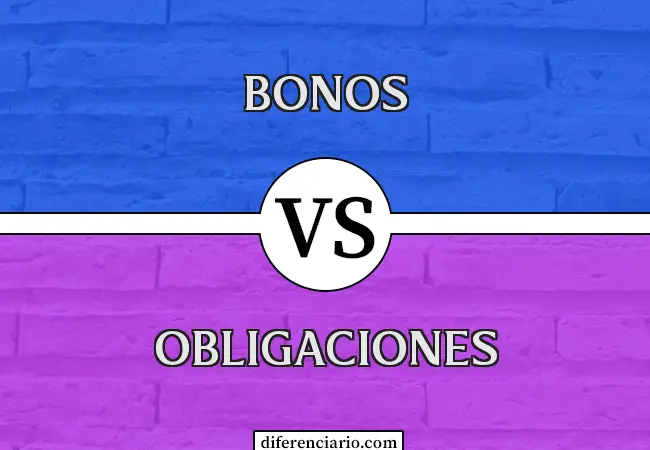 Diferencia entre Bonos y Obligaciones