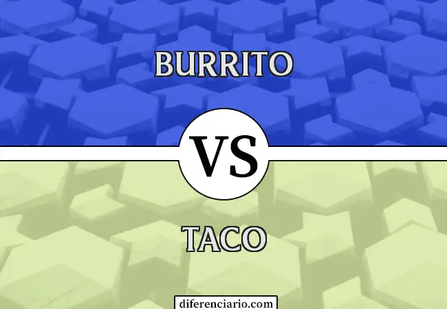 Diferencia entre Burrito y Taco