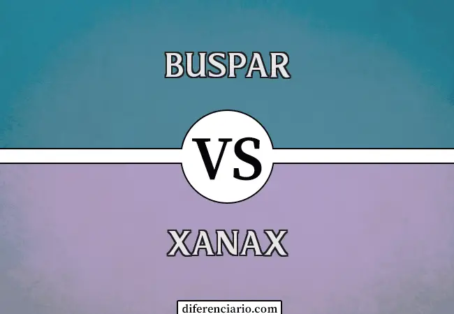 Diferencia entre Buspar y Xanax