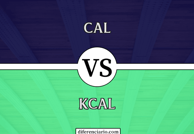 Diferencia entre Cal y Kcal
