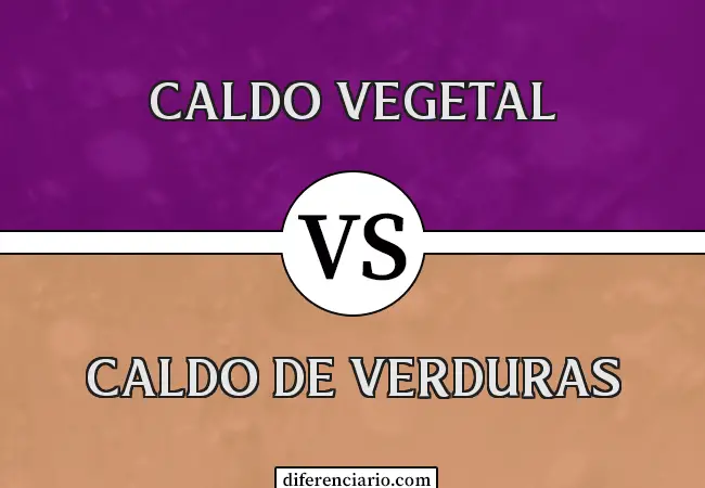 Diferencia entre caldo de verduras y caldo de verduras