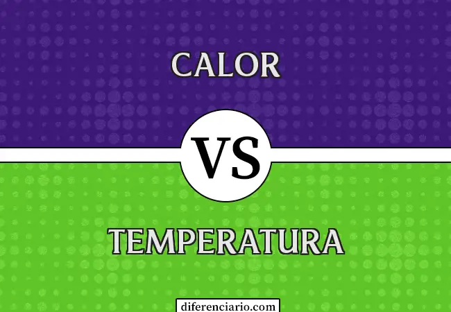 Diferencia entre calor y temperatura