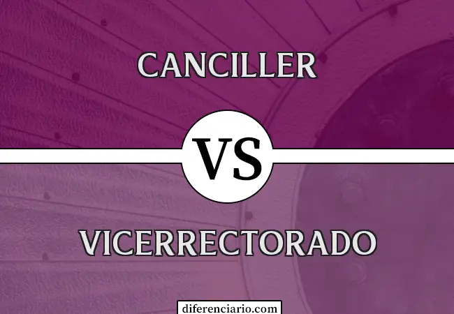 Diferencia entre Canciller y Vicecanciller