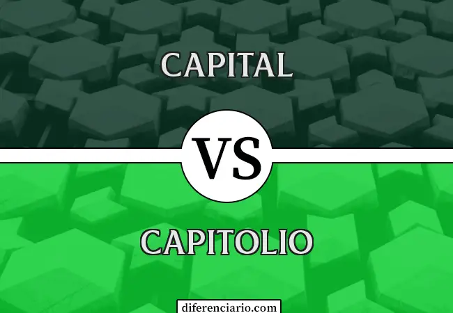 Diferencia entre Capital y Capitolio