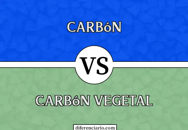 Diferencia entre Carbón y Carbón vegetal