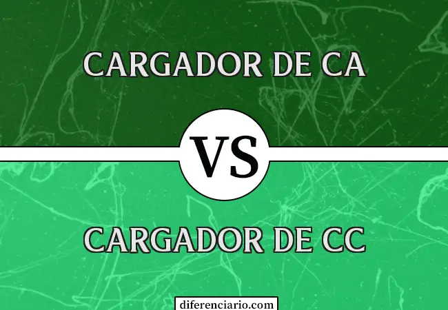 Diferencia entre cargador de CA y cargador de CC