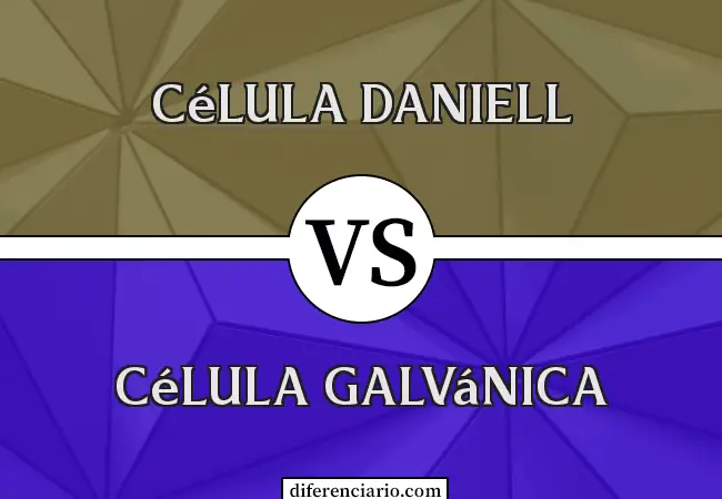 Diferencia entre célula Daniell y célula galvánica