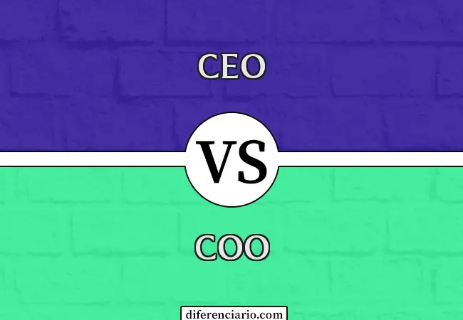 Diferencia entre CEO y COO
