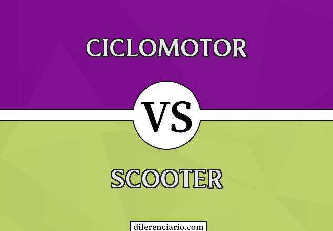 Diferencia entre ciclomotor y scooter