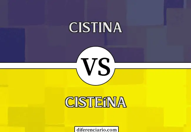 Diferencia entre cistina y cisteína