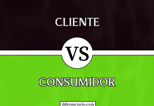 Diferencia entre cliente y consumidor
