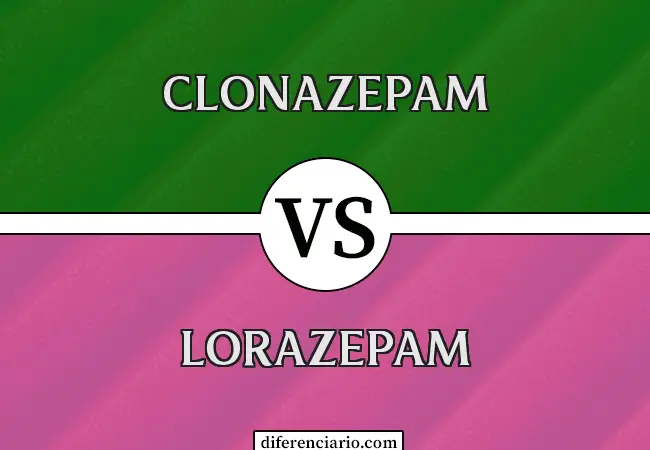 Diferencia entre Clonazepam y Lorazepam