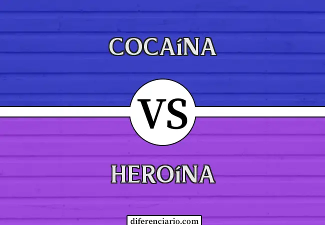 Diferencia entre cocaína y heroína