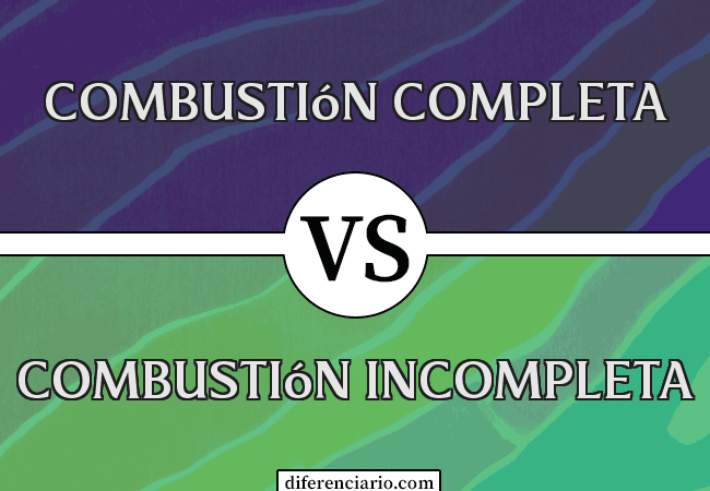 Diferencia entre Combustión Completa y Combustión Incompleta
