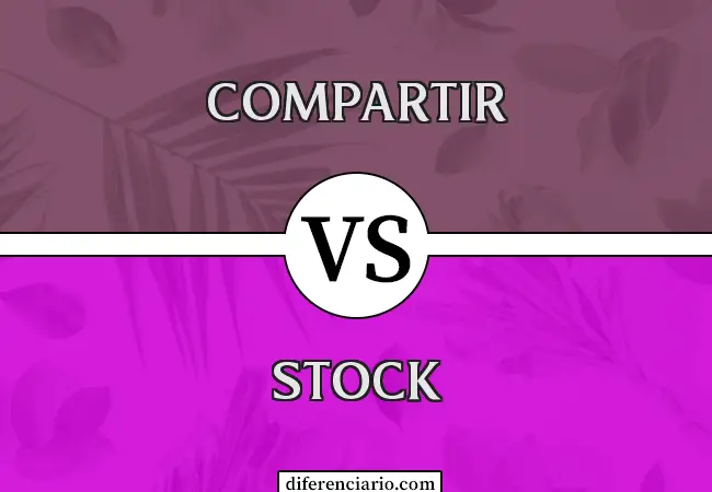 Diferencia entre Acción y Stock
