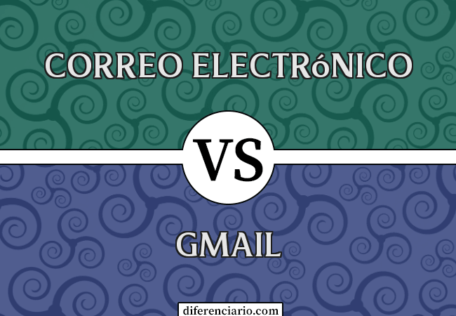 Diferencia entre correo electrónico y Gmail