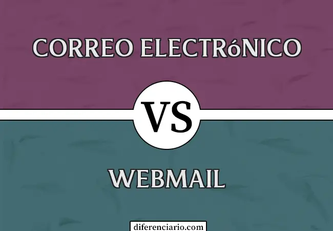 Diferencia entre Email y Webmail