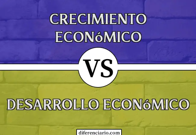 Diferencia entre crecimiento económico y desarrollo económico