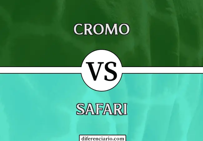 Diferencia entre Chrome y Safari