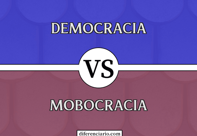 Diferencia entre Democracia y Mobocracia