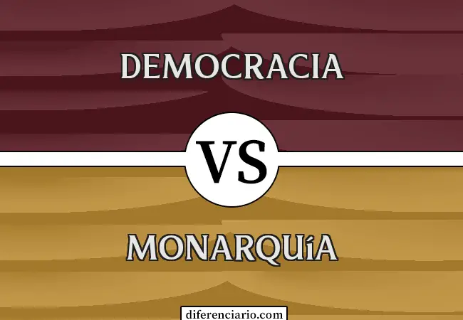 Diferencia entre Democracia y Monarquía