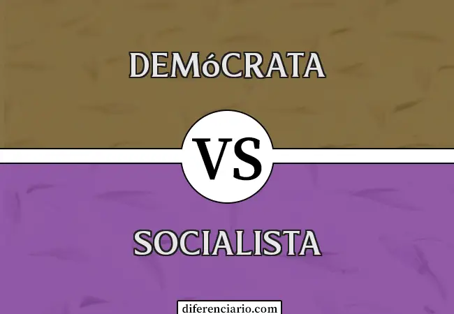 Diferencia entre demócrata y socialista