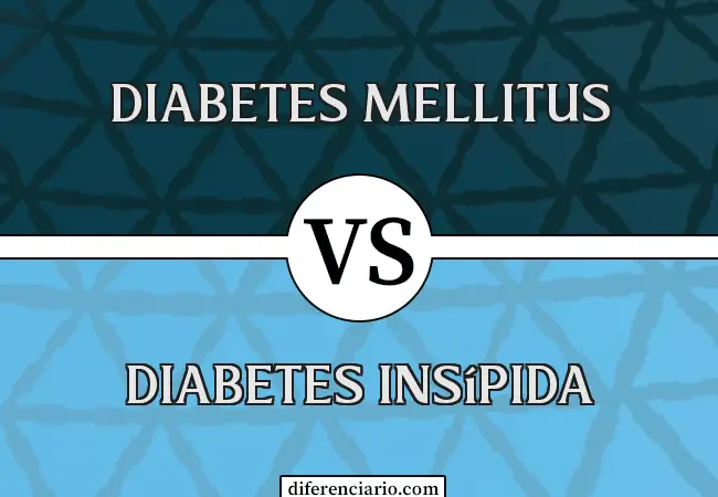 Diferencia entre la diabetes mellitus y la diabetes insípida