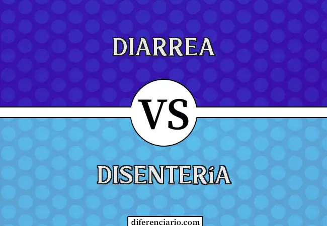 Diferencia entre diarrea y disentería