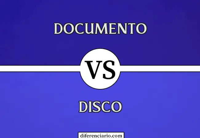 Diferencia entre documento y registro