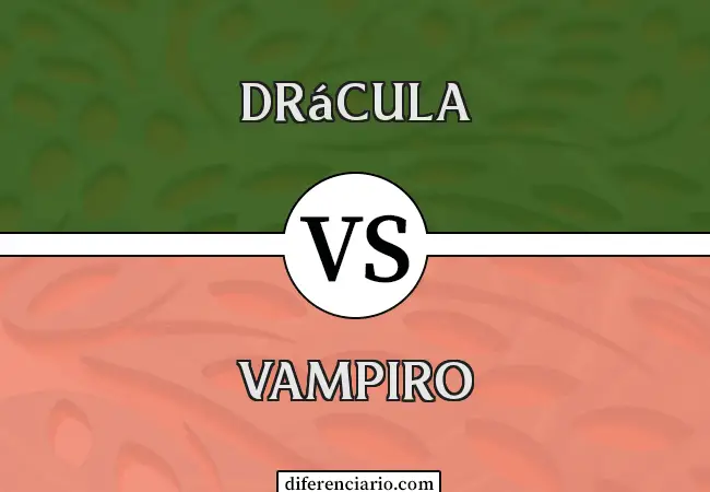 Diferencia entre Drácula y Vampiro