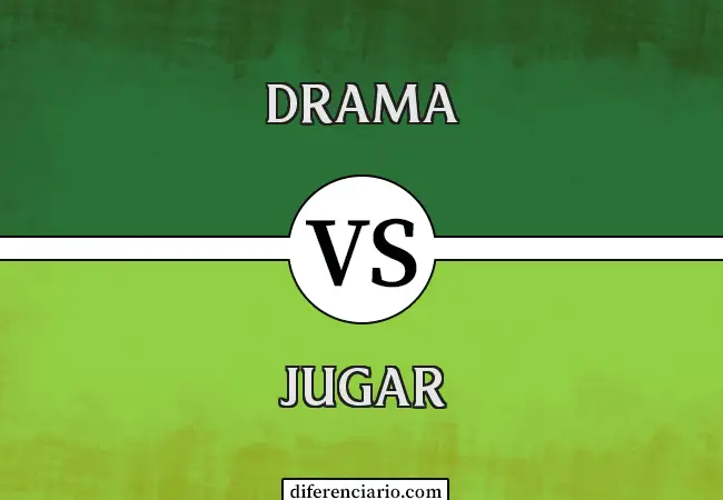Diferencia entre Drama y Juego