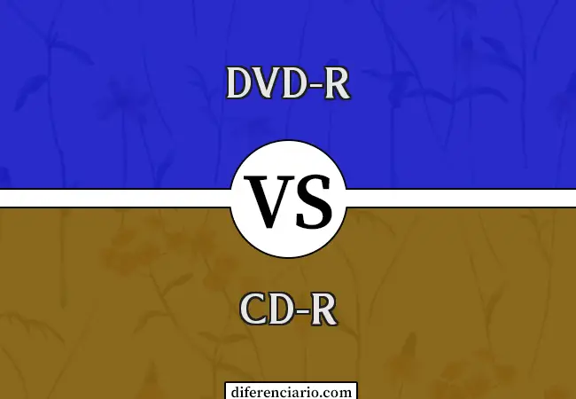 Diferencia entre DVD-R y CD-R