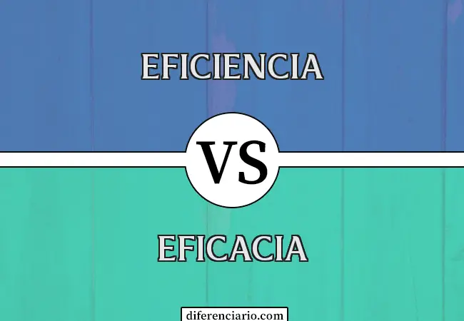 Diferencia entre eficiencia y eficacia