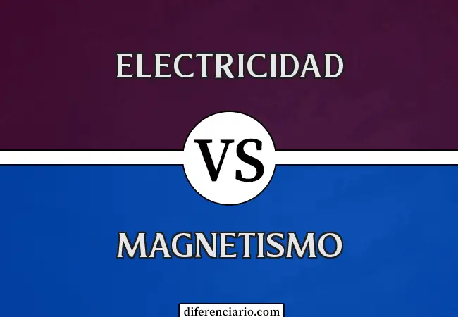 Diferencia entre Electricidad y Magnetismo