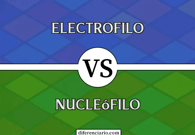 Diferencia entre electrófilo y nucleófilo
