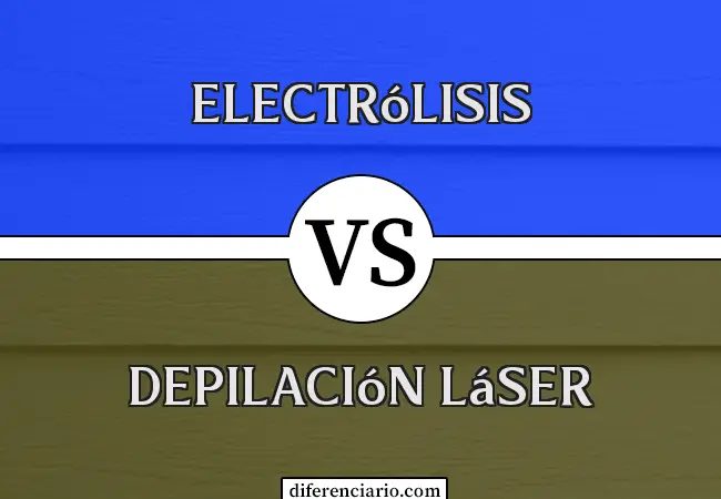 Diferencia entre electrólisis y depilación láser