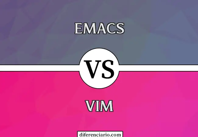 Diferencia entre Emacs y Vim