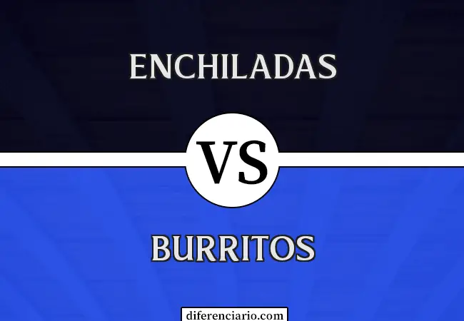 Diferencia entre Enchiladas y Burritos