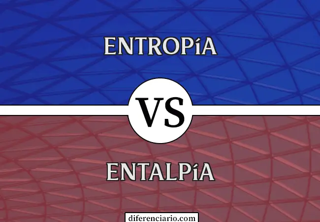 Diferencia entre Entropía y Entalpía