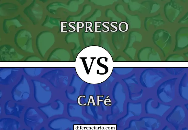 Diferencia entre Espresso y Café