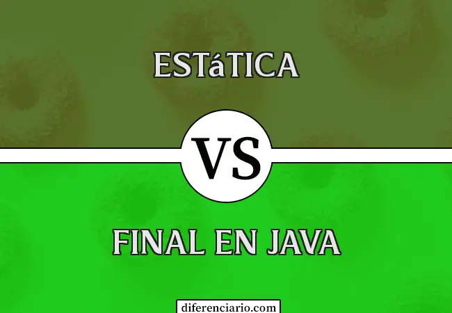 Diferencia entre Static y Final en Java