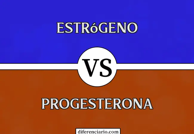 Diferencia entre estrógeno y progesterona