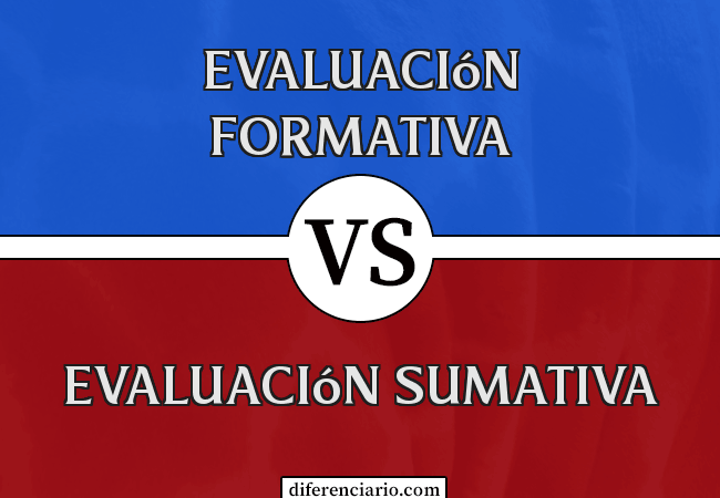 Diferencia entre evaluación formativa y evaluación sumativa